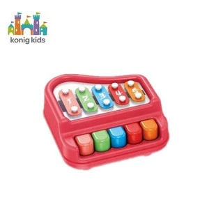 2020 Konig Kids Early Education Musical Instruments Plastic Electronic Xylophone Organ Piano Toy