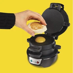 2020 Multi Non-stick Plates Round Hamburger Sandwich Maker Smart Mini Detachable Egg Breakfast Sandwich Makers