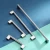 Import 2020 new design stainless steel pipe zinc alloy dia casting drawer cabinet metal pull furniture hardware handle from China