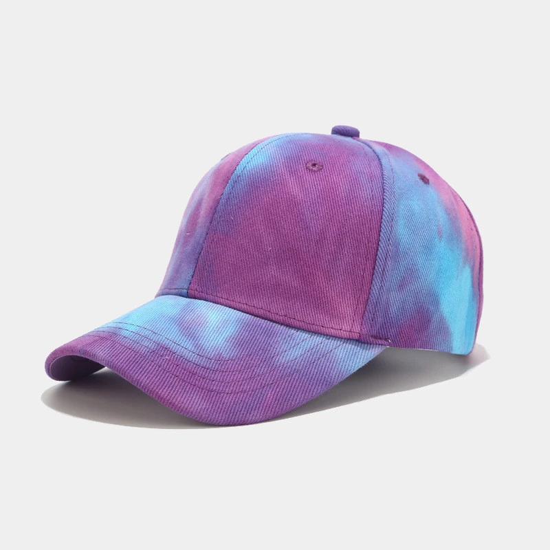 2020 new tie-dye baseball cap men&#x27;s and women&#x27;s fashion trend cap summer outdoor leisure sunshade hat