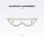Import 2020 newest fashion sun glasses women bling diamond cat eye shade sunglasses luxury from China