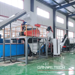 2020 waste plastic recycling machine HDPE ibc washer crushing recycle plant