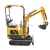 Import 2021 Best Quality Mini Excavator with Small Digger 1000 Kg Multi Function Crawler Excavator 1 Ton Operating Weight Fan Cool from China