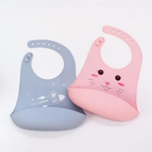 2021 New Arrival Customizable Logo silicone baby bibs for  baby