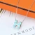 Import 2021 Trendy H Letter Titanium Steel Necklace Female Fashion Stainless Steel Jewelry from China