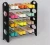 Import 2022 Customize Designs Wood Showcase Corner 4 Layer Pp Plastic Living Room Shoe Rack from China