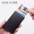 Import 2022 NEW Design Automatic Slide Card Holder Men Business RFID Blocking Wallet Credit Card Protector Case(Black) from China