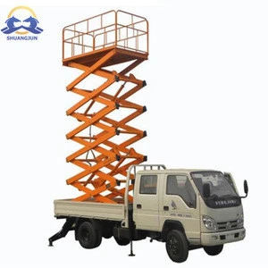 20m High Platform Altitude Operation Truck Mounted scissor Lift