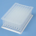 2.2ml Square Well U Bottom Non-Pryogenic Dnase/Rnase Free 96 Deep Well Plate Sterile Multiwell Plate 96 Labware