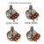 Import 24mm A500K B500K bass/guitar potentiometer from China