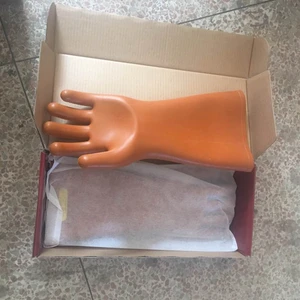 25KV insulated gloves with Safety Protective Rubber for electric power workman
