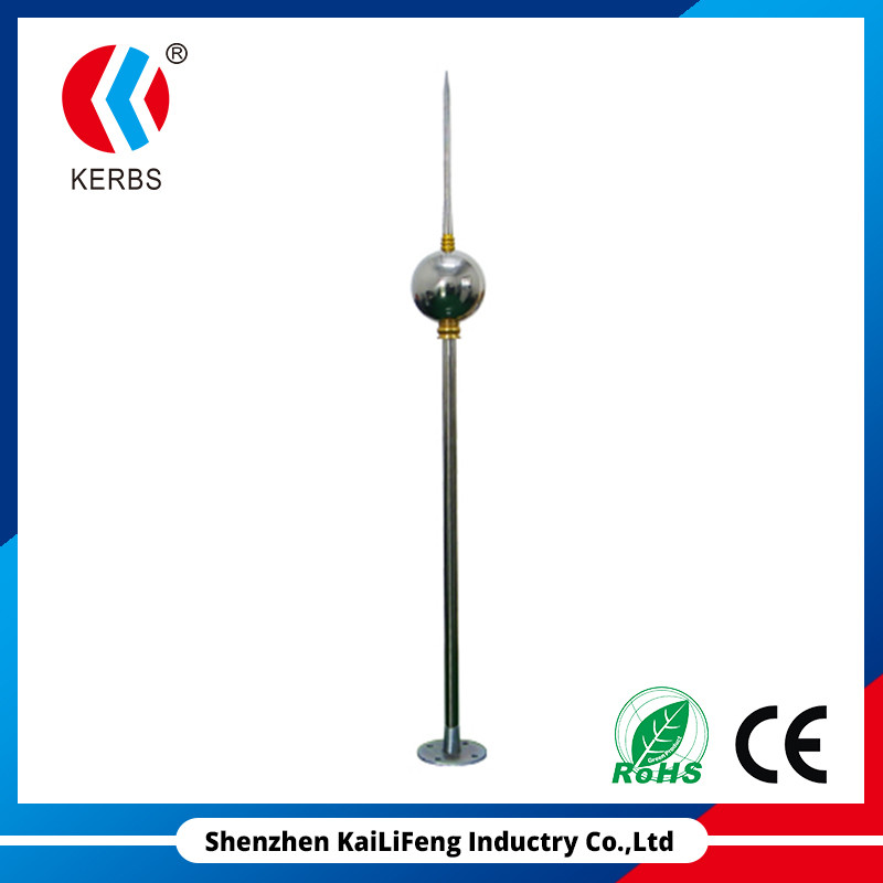 Lightning Rod Round Buy 2.5m Ball Lightning Rod For Strong Lightning Discharge from ...