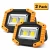 Import 2Pack Indoor Outdoor Lighting Portable LED Work Lights Rechargeable double COB LED Work Light from China