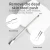Import 2PCS Double-ended Dead Skin Remover Stainless Steel Nail Cuticle Pusher with pvc bag from China