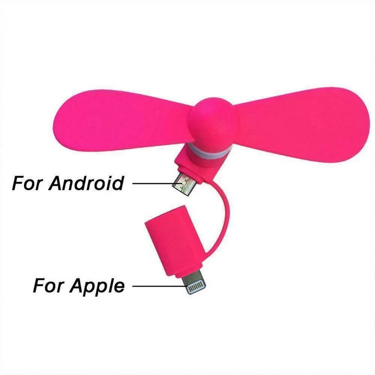 3 in 1 Mini Portable USB Cooling Fan For Mobile