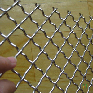 304 306 spring stainless steel  /Crimped Wire mesh weaving