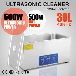 30L Digital control ultrasonic cleaner 30L with heating function in different styles made of stainless steel