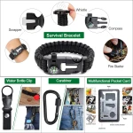 35 in 1 outdoor survival kit SOS travel kit first aid multifunctional emergency box camping emergency survival kit
