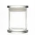 Import 350ml empty clear glass jar candle container glass candle jar with glass lid from China