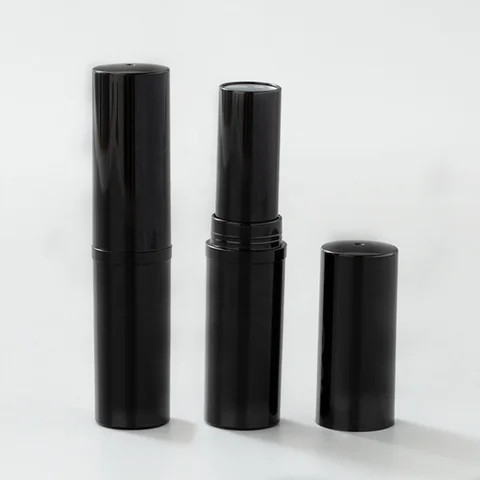 Buy 3.5g White Mini Classic Cylinder Empty Lip Balm Tube Plastic ...