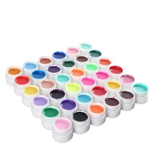 36 Colors Solid Gel Nail Glue UV Solid Color Nail Gel