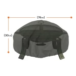 36 inch fire pit accessory outdoor fire pit cover