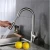 Import 360 Degree Swivel nickel brushed SUS 304 Sprayer Pull-Down Kitchen Sink Faucet from China