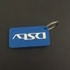 3d custom key ring rubber keychain pvc custom logo keyring, soft rubber pvc customized promotional gift key chains with keyring