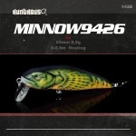 3D eyes fishing floating 65mm/8.5g OEM trollong bait minnow