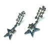 3SLH0330-H 2020 fashion personality Pure Silver Star earring bohemian earrings for women jewelry wholesale JW jewelry