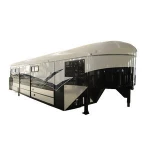 4 gooseneck horse trailer horse box trailer for sale