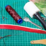 4 Pieces Leather Hole Punch White Steel Stitching Punch 3 mm 1/2/4/6 Prong Leather Craft Tools Lacing Stitching Perforate