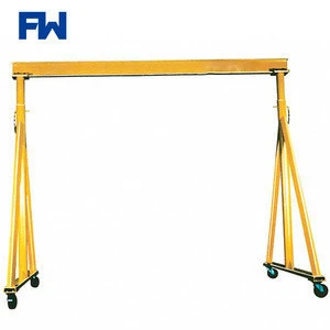 4 Wheels 5 ton Mini Portable Mobile Gantry Crane Price