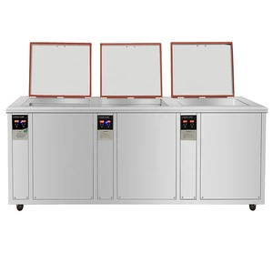 40Khz 4800W 175L Three Tanks Large Tank Capacity Industrial  Ultrasonic Cleaner For Metal and Motorcycle And Aircraft Parts
