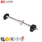 40mm wide ball screw and stepper motor precise cnc linear guide rail ways