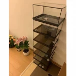 428481 Acrylic Clear Shoe box storage /Shoe Container plastic storage box /Shoe box storage stackable  for sale