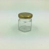 45g 45ml Glass Storage Bottle /hexagonal Honey Jar/jam Jar