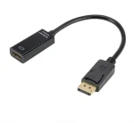 4K DisplayPort to HDTV-compatible Adapter Male DP to Female HDTV-Compatible Cable Converter Video Audio For HDTV PC Projector