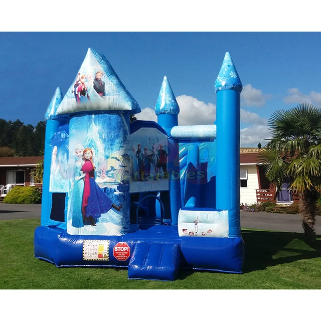 5 in 1 commercial combi bounce house commercial inflatable  bouncy castle with slide