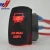 Import 5 Pins Blue LED On Off Push Button Toggle Led Light Bar Rocker Switch With Lights 20A 12V For Boat Car from China