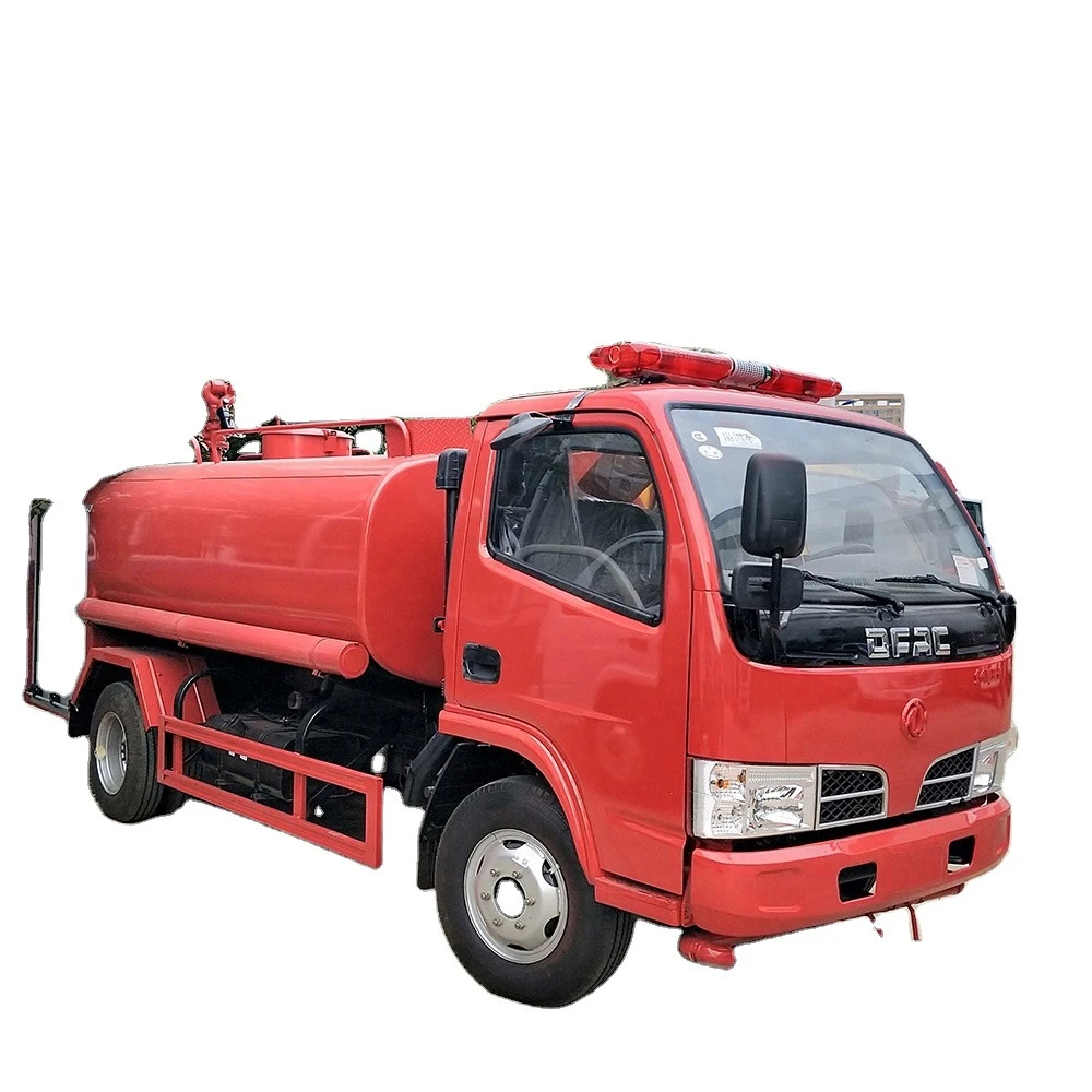 5 ton small fire fighting water tank truck price