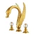 Import 51069 Golden free standing bath shower tap standing bathroom mixer bathtub faucet from China
