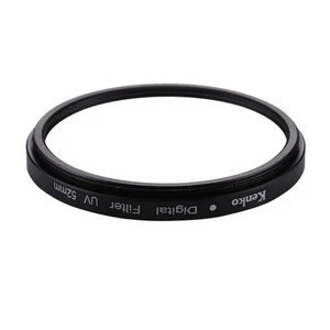 52mm Digital Camera Aluminum Alloy Frame Lens UV Filter(Black)