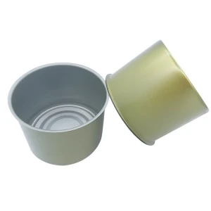 52x38mm empty metal tin can with easy open end
