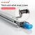 Import 53 mm Telescopic Channel  Machinery Heavy Duty  ball bearing Drawer Slide Rail Sliding Door Rail Drawer Slide from China