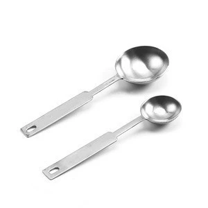 5ml 15ml 2 Pieces Chef Heavy Duty Stainless Steel Metal Measuring Spoons