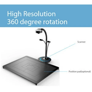 5MP USB Visual Presenter Portable Document Camera Flexible Visualizer with gooseneck for office classroom