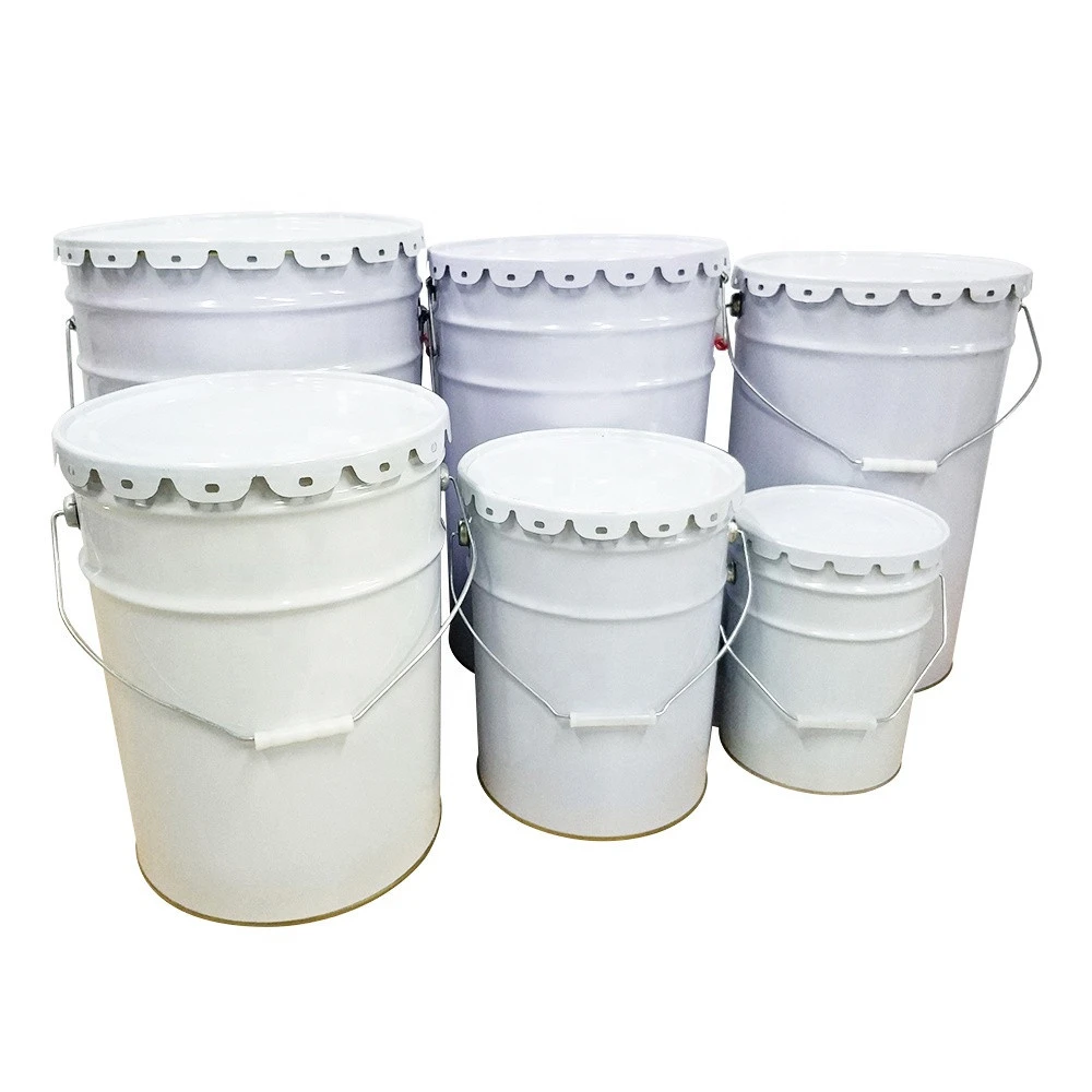 6 gallon metal bucket 25 liter large paint bucket pail can for paint ink oil and other chemicals
