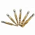 Import 6 pcs Tapping Drill Bit Set Spiral Flute High Quality HSS Screw Tap from China