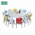 Import 60 inch round folding trestle table blow mold garden furniture outdoor 60&quot; round plastic tables for party events from China